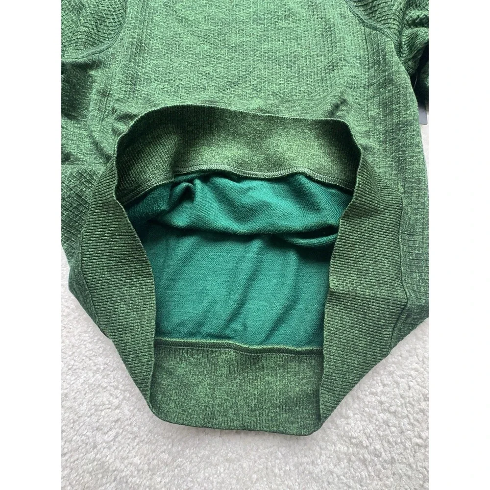 $148 NWT Lululemon Engineered Warmth Long Sleeve Crew Rainforest Green XS